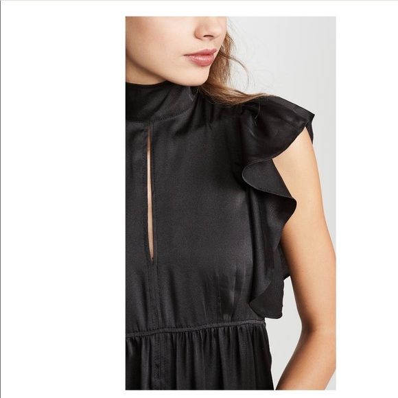 Cinq a Sept Rebecca Dress in Black. - Picture 6 of 8